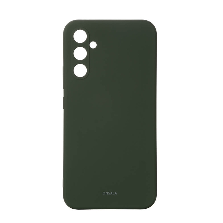 ONSALA Mobilskal Silikon Dark Green - Samsung Galaxy A34 5G i gruppen SMARTPHONE & SURFPLATTOR / Mobilskydd / Samsung hos TP E-commerce Nordic AB (C18604)