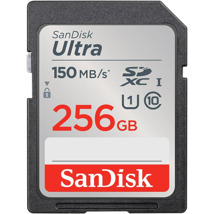SANDISK Minneskort SDXC Ultra 256GB 150MB/s i gruppen HEMELEKTRONIK / Lagringsmedia / Minneskort / SD/SDHC/SDXC hos TP E-commerce Nordic AB (C18620)