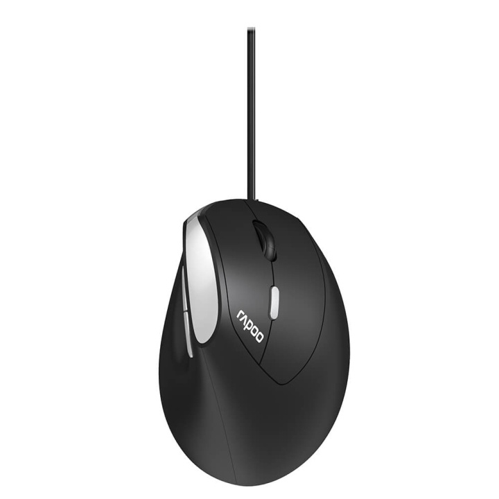Rapoo Mouse EV200 Wired USB Black i gruppen DATORER & KRINGUTRUSTNING / Möss & Tangentbord / Möss / Trådbundna hos TP E-commerce Nordic AB (C18621)