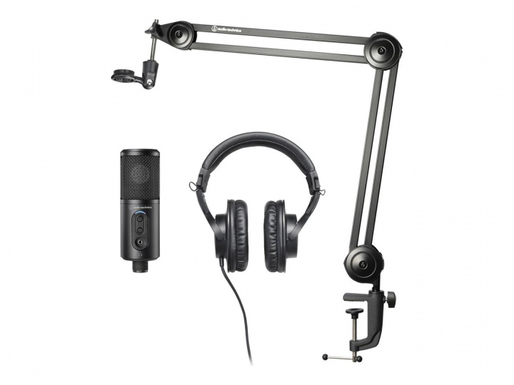 Audio-Technica CREATOR PACK - Streaming, Podcasting och inspelningspaket i gruppen DATORER & KRINGUTRUSTNING / Datortillbehör / Mikrofoner hos TP E-commerce Nordic AB (C18799)