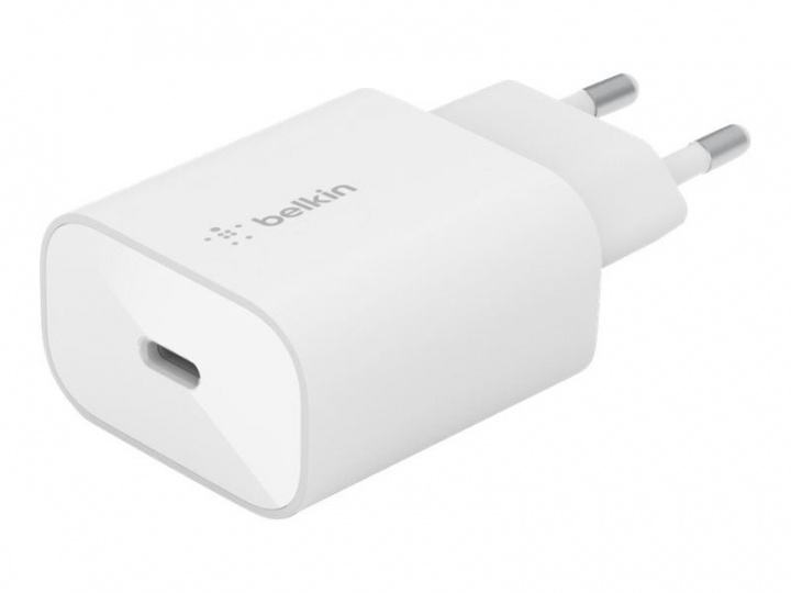 Belkin Stömadapter 25W PD USB-C i gruppen SMARTPHONE & SURFPLATTOR / Laddare & Kablar / Väggladdare / Väggladdare Typ C hos TP E-commerce Nordic AB (C18823)