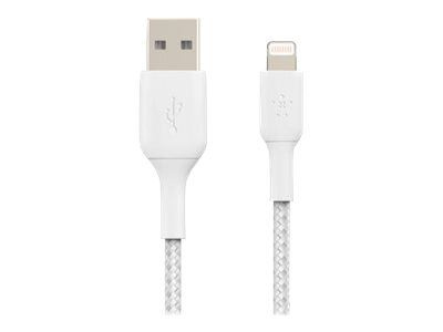 Belkin Boost Charge Lightning Kabel Flätad 3m i gruppen SMARTPHONE & SURFPLATTOR / Laddare & Kablar / Kablar / Kablar Lightning hos TP E-commerce Nordic AB (C18834)