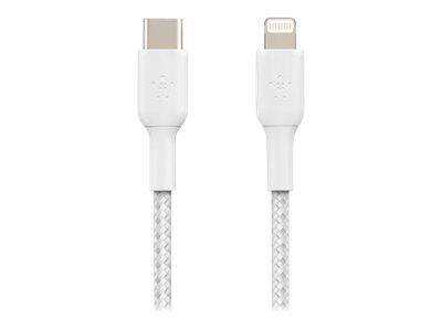 Belkin Boost Charge Lightning - USB C Flätad 2m i gruppen SMARTPHONE & SURFPLATTOR / Laddare & Kablar / Kablar / Kablar Lightning hos TP E-commerce Nordic AB (C18840)