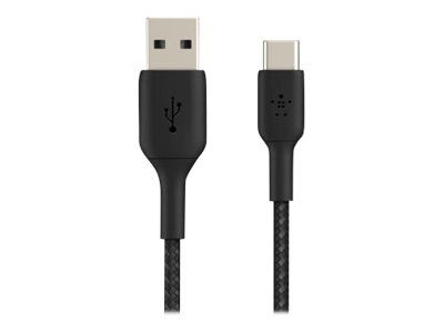 Belkin Boost Charge USB-C Kabel Flätad 1m i gruppen SMARTPHONE & SURFPLATTOR / Laddare & Kablar / Kablar / Kablar Typ C hos TP E-commerce Nordic AB (C18843)