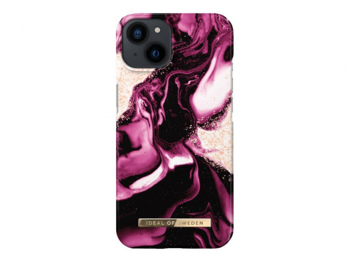 iDeal of Sweden Ideal Fashion Case Iphone 14 Golden Ruby Marble i gruppen SMARTPHONE & SURFPLATTOR / Mobilskydd / Apple / iPhone 14 hos TP E-commerce Nordic AB (C19141)