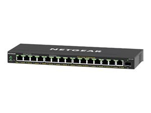Netgear 16PT GE PLUS SWCH W/ POE+ i gruppen DATORER & KRINGUTRUSTNING / Nätverk / Switchar hos TP E-commerce Nordic AB (C19367)