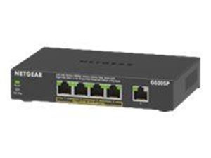 Netgear 5PT GE UNMANAGED SWCH W/ POE+ i gruppen DATORER & KRINGUTRUSTNING / Nätverk / Switchar hos TP E-commerce Nordic AB (C19387)
