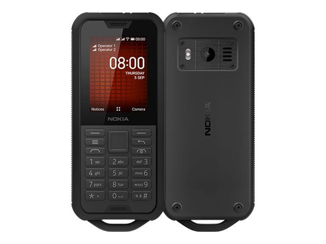 Nokia 800 Tough Dualsim, Svart i gruppen SMARTPHONE & SURFPLATTOR / Mobiltelefoner & smartphones hos TP E-commerce Nordic AB (C19450)