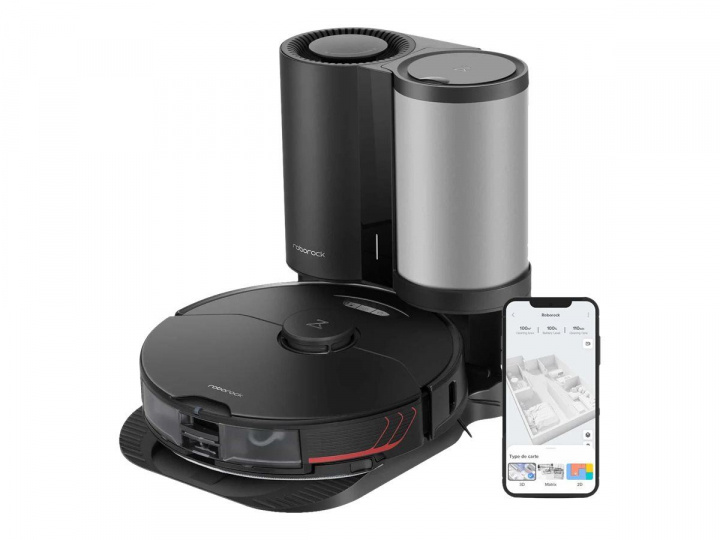 Roborock Robotdammsugare S7 MaxV+ Black i gruppen HEM, HUSHÅLL & TRÄDGÅRD / Städprodukter / Dammsugare & Tillbehör / Robotdammsugare hos TP E-commerce Nordic AB (C19705)