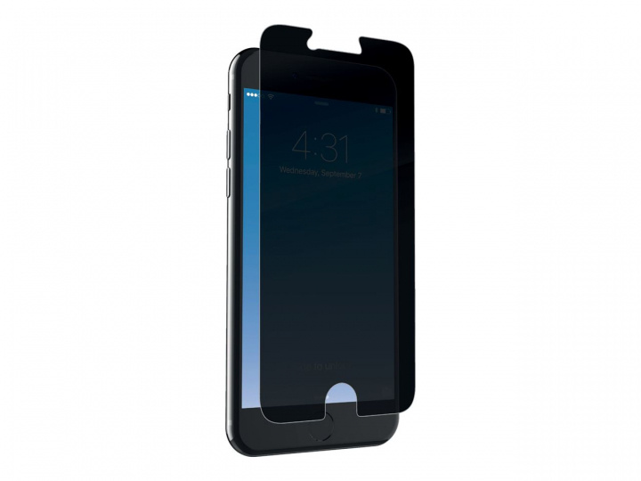 Zagg Glass+ Screen Privacy Iphone 6/6S/7/8 i gruppen SMARTPHONE & SURFPLATTOR / Mobilskydd / Apple / iPhone SE (2nd gen & 3rd gen) / Skärmskydd hos TP E-commerce Nordic AB (C19844)