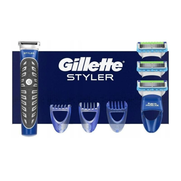 Gillette Fusion ProGlide Styler 3-in-1 Trimmer 8pc i gruppen SKÖNHET & HÄLSA / Hår & Styling / Rakning & Trimning / Skäggtrimmers & Tillbehör hos TP E-commerce Nordic AB (C19951)