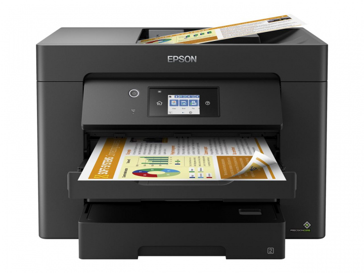 Epson Skrivare WF-7835DTWF, Svart i gruppen DATORER & KRINGUTRUSTNING / Skrivare & Tillbehör / Skrivare / Bläckstråleskrivare & Tillbehör hos TP E-commerce Nordic AB (C20026)