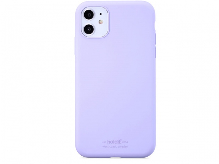 Holdit Silicone Case - Mobilskydd i Silikon till Iphone 11, Lavendel i gruppen SMARTPHONE & SURFPLATTOR / Mobilskydd / Apple / iPhone 11 / Skal hos TP E-commerce Nordic AB (C20111)