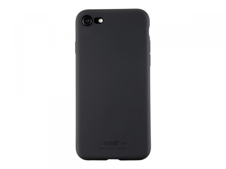 Holdit Silicone Case - Mobilskydd i Silikon till Iphone 6/6s/7/8/Se, Svart i gruppen SMARTPHONE & SURFPLATTOR / Mobilskydd / Apple / iPhone 8 hos TP E-commerce Nordic AB (C20121)