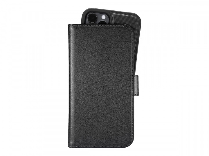 Holdit Wallet Case Magnet - Plånboksväska till Iphone 12/12 Pro, Svart i gruppen SMARTPHONE & SURFPLATTOR / Mobilskydd / Apple / iPhone 12/12 Pro hos TP E-commerce Nordic AB (C20134)