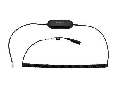 JABRA Deskphonecable 2M Evolve RJ9 t i gruppen DATORER & KRINGUTRUSTNING / Datortillbehör / Headset hos TP E-commerce Nordic AB (C20200)