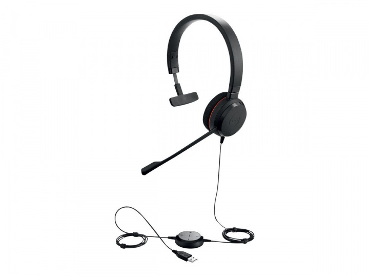 JABRA Headset Evolve 20 Ms Mono i gruppen DATORER & KRINGUTRUSTNING / Datortillbehör / Headset hos TP E-commerce Nordic AB (C20206)