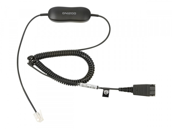 JABRA Gn 1200 Universalsladd Spiral i gruppen DATORER & KRINGUTRUSTNING / Datortillbehör / Headset hos TP E-commerce Nordic AB (C20232)