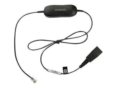 JABRA GN1200 Smartcord. Nedre headse i gruppen DATORER & KRINGUTRUSTNING / Datortillbehör / Headset hos TP E-commerce Nordic AB (C20237)