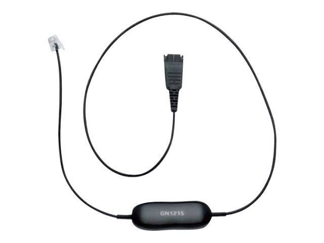 JABRA Gn1215 Avaya Qd/4Pin Modular i gruppen DATORER & KRINGUTRUSTNING / Datortillbehör / Headset hos TP E-commerce Nordic AB (C20238)