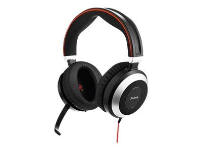 JABRA Headset Jabra Evolve 80 MS Stereo Usb-C i gruppen DATORER & KRINGUTRUSTNING / Datortillbehör / Headset hos TP E-commerce Nordic AB (C20268)