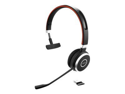 Jabra Office, Trådlös hörlur, Evolve 65 SE Link380a MS Mono i gruppen DATORER & KRINGUTRUSTNING / Datortillbehör / Headset hos TP E-commerce Nordic AB (C20300)