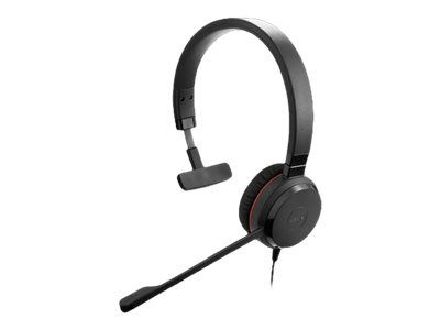 Jabra Office Headset med Samtalshantering, Jabra Evolve2 30 Usb-A Uc Mono Black i gruppen DATORER & KRINGUTRUSTNING / Datortillbehör / Headset hos TP E-commerce Nordic AB (C20332)