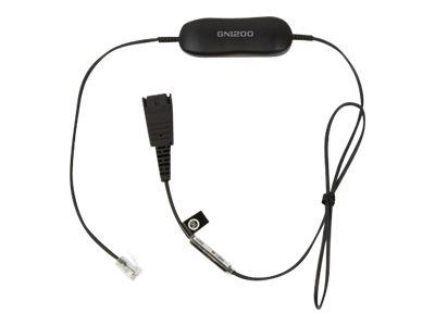 JABRA Smart Cord QD/ RJ9 Avaya i gruppen DATORER & KRINGUTRUSTNING / Datortillbehör / Konferenstelefoner hos TP E-commerce Nordic AB (C20397)