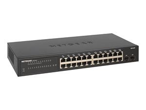 Netgear S350 24P GE SMART MANAGED PRO SW i gruppen DATORER & KRINGUTRUSTNING / Nätverk / Switchar / 10/100/1000Mbps hos TP E-commerce Nordic AB (C20537)