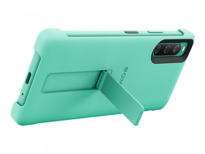 SONY Style Cover - Mobilskydd till Sony Xperia 10 IV, Mint i gruppen SMARTPHONE & SURFPLATTOR / Mobilskydd / Sony hos TP E-commerce Nordic AB (C20695)