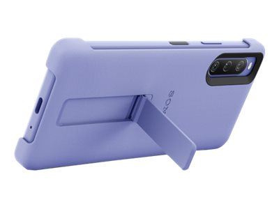 SONY Style Cover - Mobilskydd till Sony Xperia 10 IV, Lila i gruppen SMARTPHONE & SURFPLATTOR / Mobilskydd / Sony hos TP E-commerce Nordic AB (C20696)