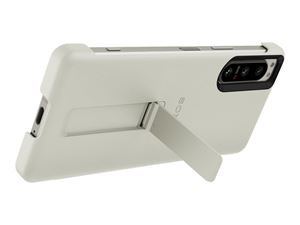 SONY Style Cover - Mobilskydd till Sony Xperia 5 IV, Vit/Beige i gruppen SMARTPHONE & SURFPLATTOR / Mobilskydd / Sony hos TP E-commerce Nordic AB (C20699)