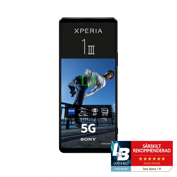SONY Xperia 1 III, 256GB, Svart i gruppen SMARTPHONE & SURFPLATTOR / Mobiltelefoner & smartphones hos TP E-commerce Nordic AB (C20710)