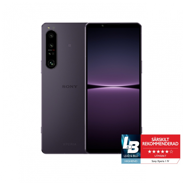 Sony XPERIA 1 IV, 5G, 256GB, Lila i gruppen SMARTPHONE & SURFPLATTOR / Mobiltelefoner & smartphones hos TP E-commerce Nordic AB (C20713)