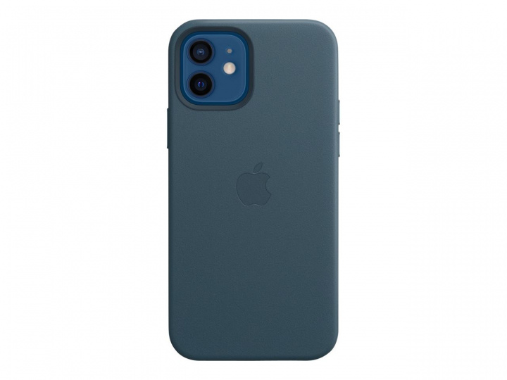 Apple iPhone 12/12 Pro Leather Case with MagSafe Baltic Blue i gruppen SMARTPHONE & SURFPLATTOR / Mobilskydd / Apple / iPhone 12/12 Pro / Skal hos TP E-commerce Nordic AB (C20977)