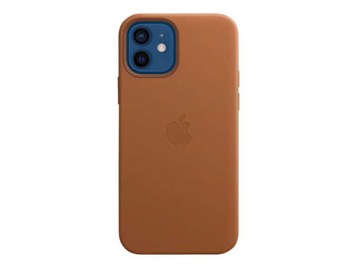 Apple iPhone 12/12 Pro Leather Case with MagSafe Saddle Brown i gruppen SMARTPHONE & SURFPLATTOR / Mobilskydd / Apple / iPhone 12/12 Pro / Skal hos TP E-commerce Nordic AB (C20980)