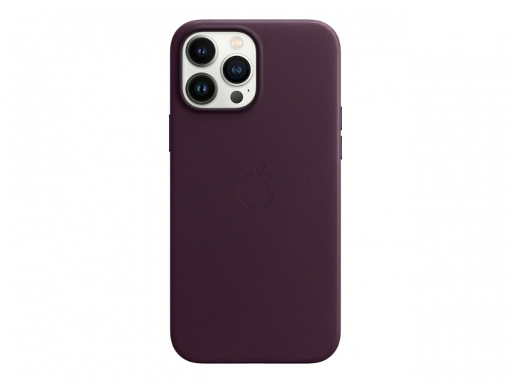 Apple iPhone 13 Pro Max Leather Case with MagSafe - Dark Cherry i gruppen SMARTPHONE & SURFPLATTOR / Mobilskydd / Apple / iPhone 13 Pro Max / Skal hos TP E-commerce Nordic AB (C21061)