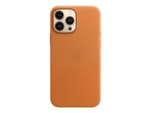 Apple iPhone 13 Pro Max Leather Case with MagSafe - Golden Brown i gruppen SMARTPHONE & SURFPLATTOR / Mobilskydd / Apple / iPhone 13 Pro Max / Skal hos TP E-commerce Nordic AB (C21062)