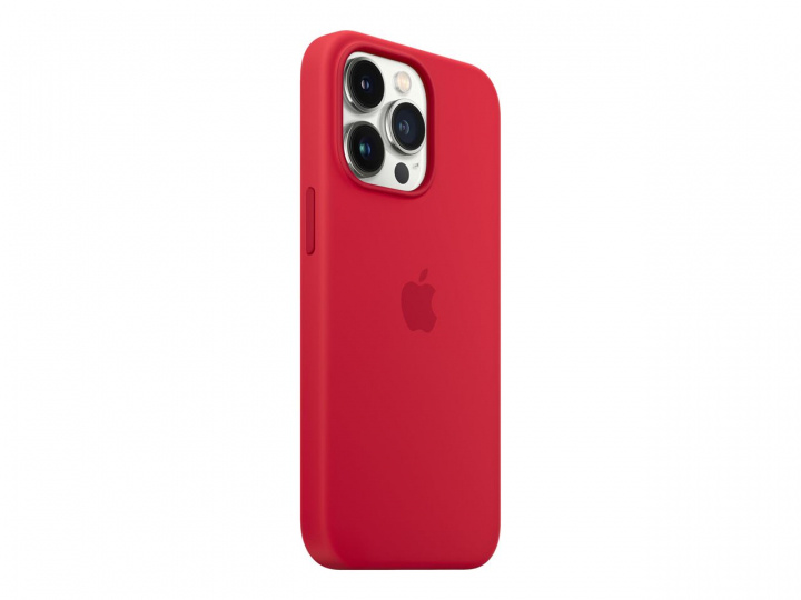 Apple iPhone 13 Pro Silicone Case with MagSafe  Red i gruppen SMARTPHONE & SURFPLATTOR / Mobilskydd / Apple / iPhone 13 Pro / Skal hos TP E-commerce Nordic AB (C21082)