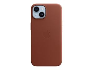 Apple iPhone 14 Leather Case with MagSafe - Umber i gruppen SMARTPHONE & SURFPLATTOR / Mobilskydd / Apple / iPhone 14 hos TP E-commerce Nordic AB (C21115)