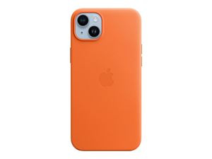 Apple iPhone 14 Plus Leather Case with MagSafe - Orange i gruppen SMARTPHONE & SURFPLATTOR / Mobilskydd / Apple / iPhone 14 hos TP E-commerce Nordic AB (C21139)
