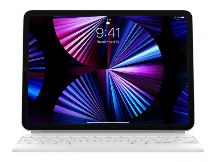 Apple Magic Keyboard iPad Pro 11-in G4/iPad Air G5 Swe White i gruppen SMARTPHONE & SURFPLATTOR / Surfplattor skydd / Apple iPad hos TP E-commerce Nordic AB (C21280)