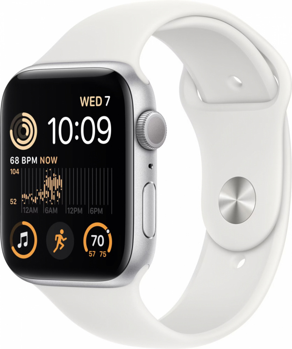 Apple WATCH SE GPS 44MM SILVER ALUM i gruppen SMARTPHONE & SURFPLATTOR / Träning, hem & fritid / Apple Watch & tillbehör / Apple Watch hos TP E-commerce Nordic AB (C21339)