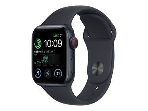 Apple WATCH SE GPS+CELL 40MM MIDNIGHT i gruppen SPORT, FRITID & HOBBY / Smartwatch & Aktivitetsarmband / Smartwatches hos TP E-commerce Nordic AB (C21343)