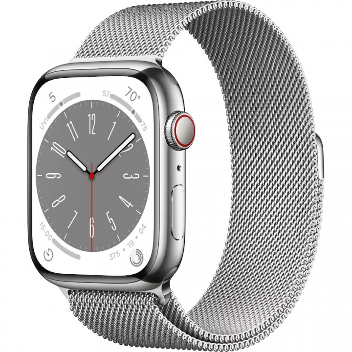 Apple WATCH SERIES 8 GPS + CELL 45MM i gruppen SMARTPHONE & SURFPLATTOR / Träning, hem & fritid / Apple Watch & tillbehör / Apple Watch hos TP E-commerce Nordic AB (C21361)