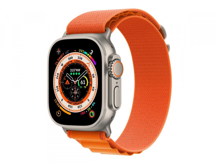 Apple Watch Ultra GPS + Cell 49mm Orange Alpine Loop - Small i gruppen SMARTPHONE & SURFPLATTOR / Träning, hem & fritid / Apple Watch & tillbehör / Apple Watch hos TP E-commerce Nordic AB (C21373)