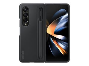 Samsung Galaxy Fold4 Back Holder Pen Cover Black i gruppen SMARTPHONE & SURFPLATTOR / Mobilskydd / Samsung hos TP E-commerce Nordic AB (C21674)