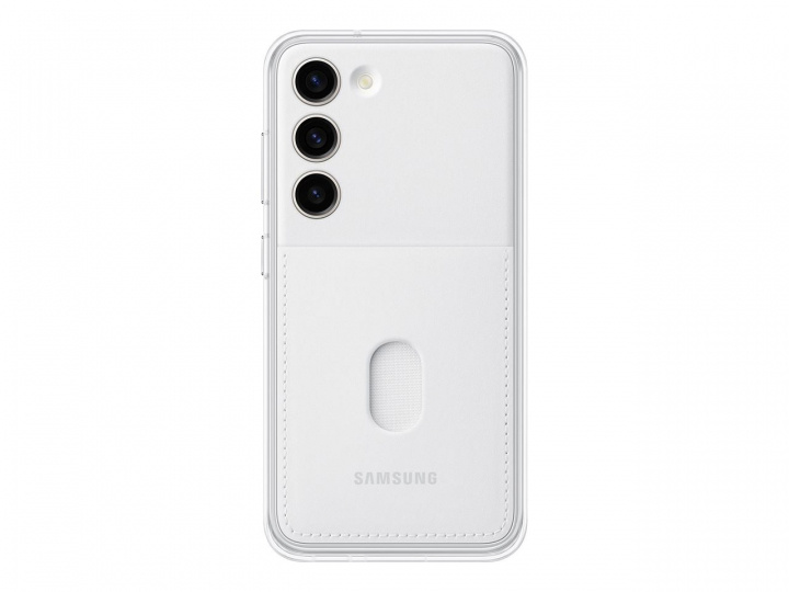 Samsung Galaxy S23 Frame Cover White i gruppen SMARTPHONE & SURFPLATTOR / Mobilskydd / Samsung hos TP E-commerce Nordic AB (C21706)