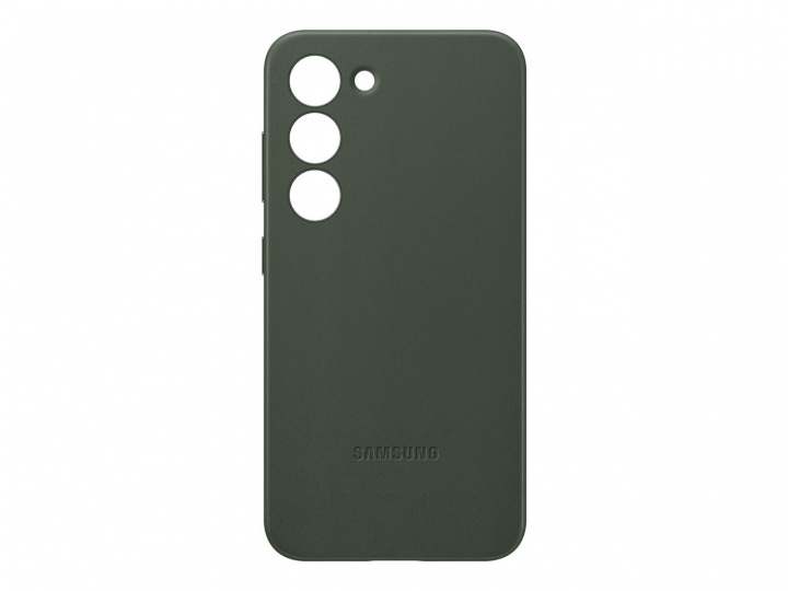 Samsung Galaxy S23 Leather Case Green i gruppen SMARTPHONE & SURFPLATTOR / Mobilskydd / Samsung hos TP E-commerce Nordic AB (C21709)