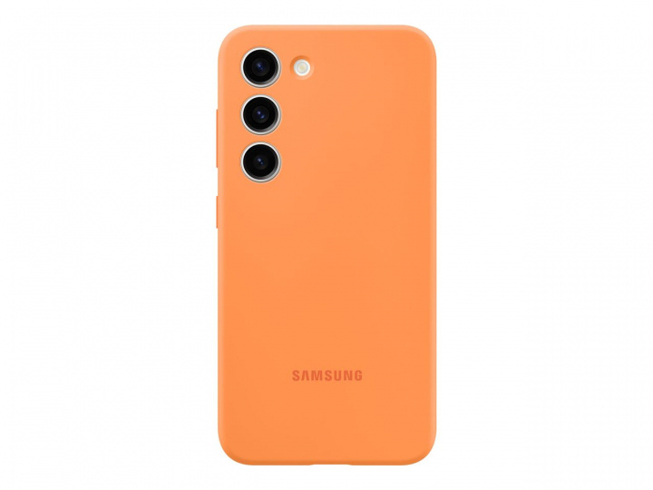 Samsung Galaxy S23 Silicone Cover Orange i gruppen SMARTPHONE & SURFPLATTOR / Mobilskydd / Samsung hos TP E-commerce Nordic AB (C21734)